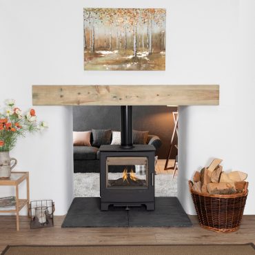 Mendip Stoves double sided wood burner