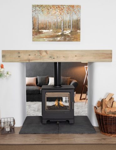 Mendip Stoves double sided wood burner