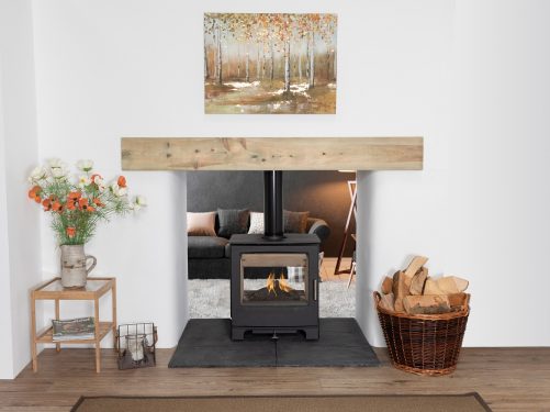 Mendip Stoves double sided wood burner