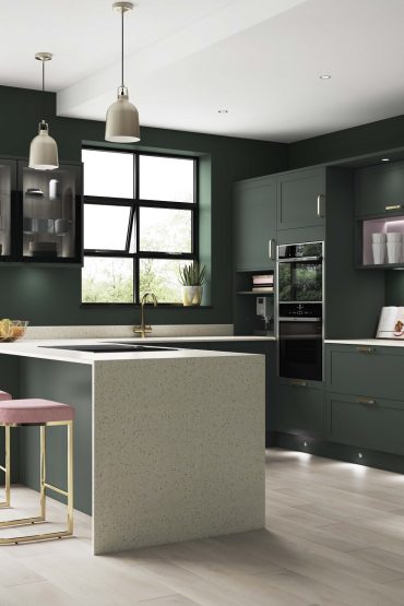 Kitchen Trends Wickes Chester Forest Green