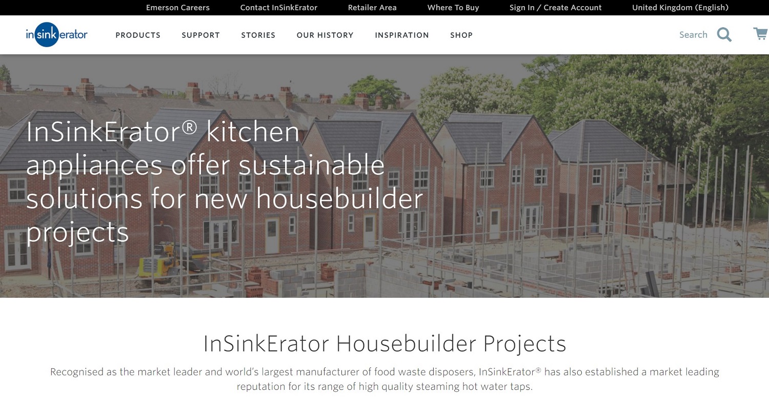 InSinkErator Housebuilder webpage.j
