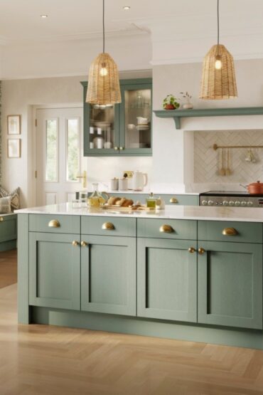 Kitchens Review Symphony Langdale Fitted Kitchen Green