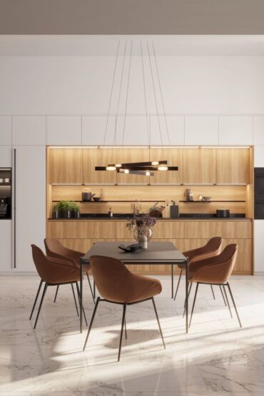 Rotpunkt Loft nature oak snow class kitchen