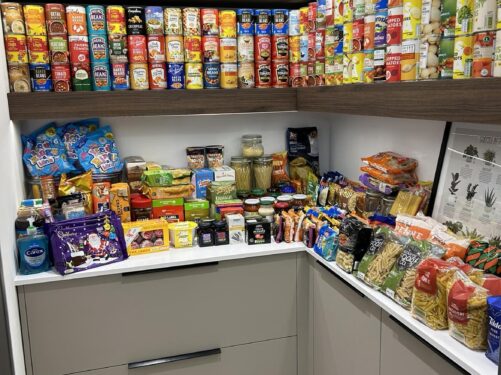 Omega food bank donations