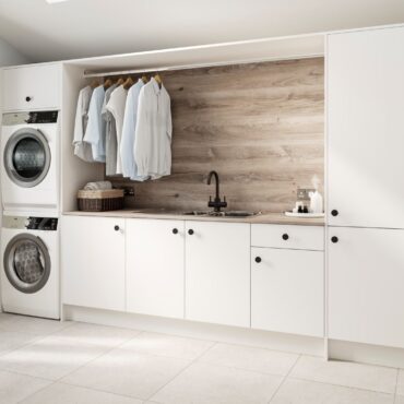 Symphony Urban White Laundry Room