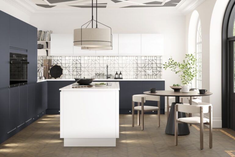 Kitchens Review Brooklyn Indigo & White Retail