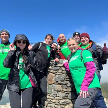 Nine colleagues from leading KBB distributor PJH dusted off their walking boots and woolly hats in preparation for a challenging hike to the summit of Mount Snowdon in Snowdonia,