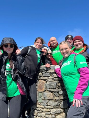 Nine colleagues from leading KBB distributor PJH dusted off their walking boots and woolly hats in preparation for a challenging hike to the summit of Mount Snowdon in Snowdonia,