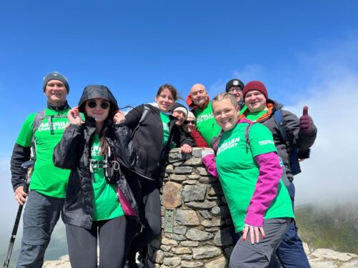 Nine colleagues from leading KBB distributor PJH dusted off their walking boots and woolly hats in preparation for a challenging hike to the summit of Mount Snowdon in Snowdonia,