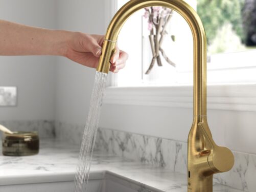 Kitchens-Review-Amelio-sensor-tap-brushed-Brass.