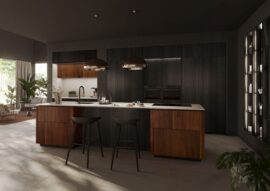 Kitchens Review Walnut & Black Oal Finish Rotpunkt