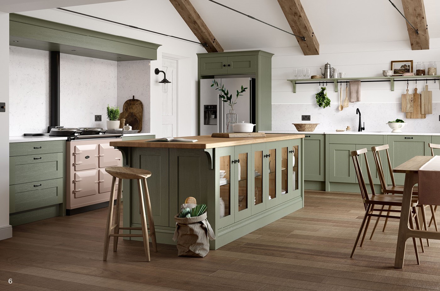 “Kitchen islands are perfect for doubling up as an informal dining area, with many offering the space to position additional seating. Whether a few bar stools positioned at the end or purpose built banquette seating, any form of seating helps to improve the social aspect and comfort of a kitchen.”